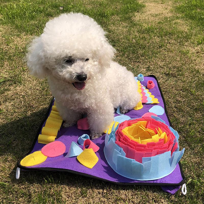 Pet Snuffle Play Mat: Engage, Train, And Delight Your Furry Friend-3