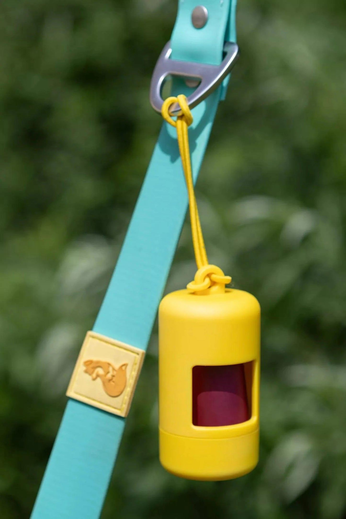 Sun-kissed Yellow Waste Bag Dispenser-1