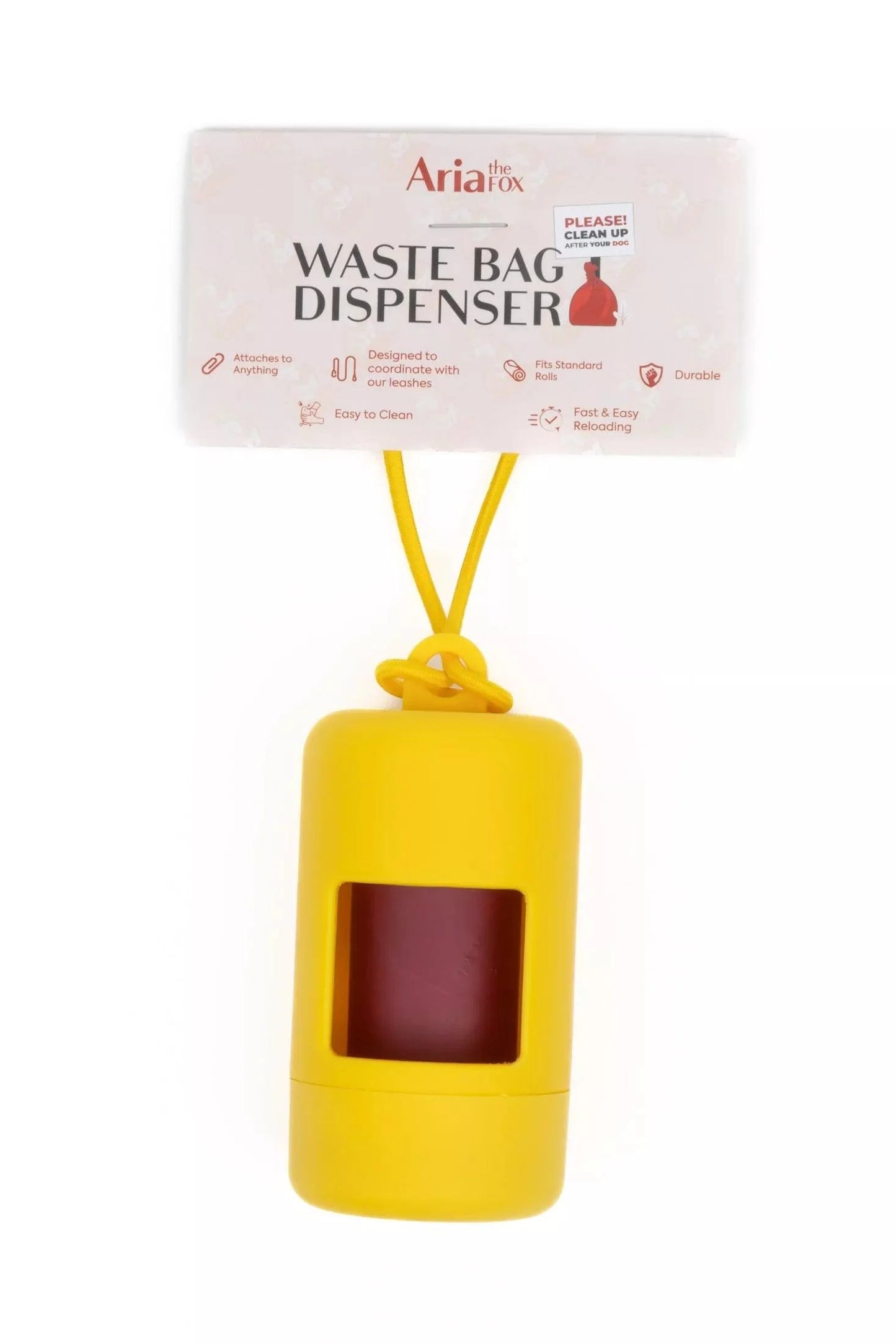 Sun-kissed Yellow Waste Bag Dispenser-3