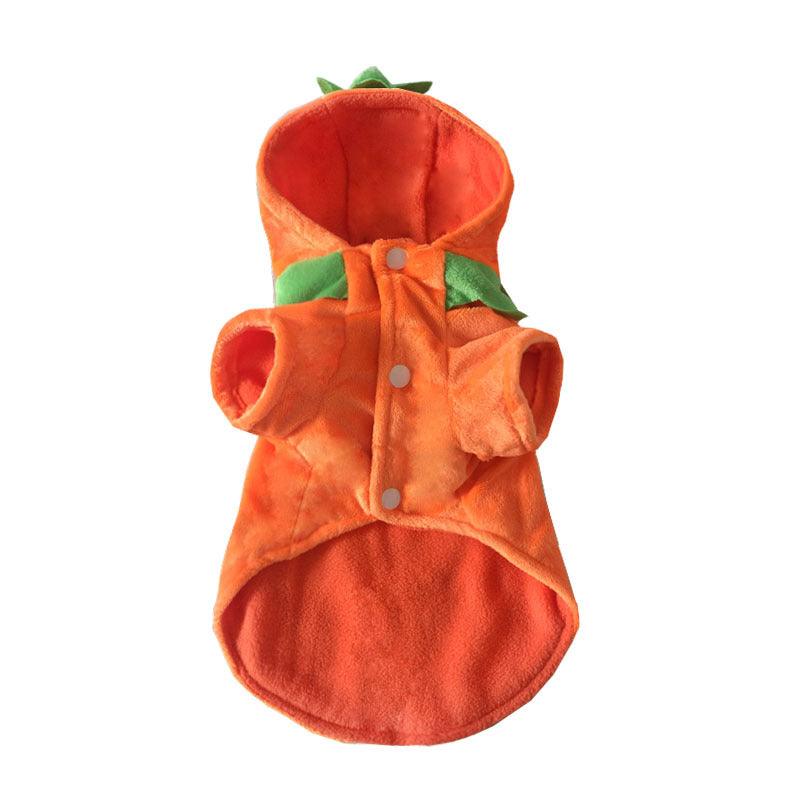 Pumpkin Demon Transformation Pet Costume - Spooky Halloween Attire For Your Furry Friend!-1