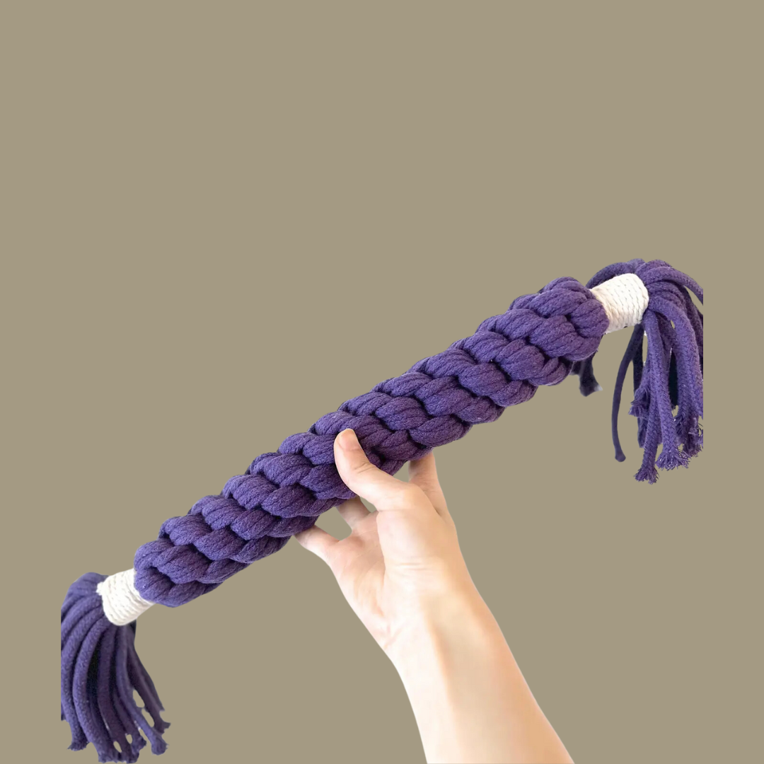 Luxury Handmade Macrame Large Purple Candy-1