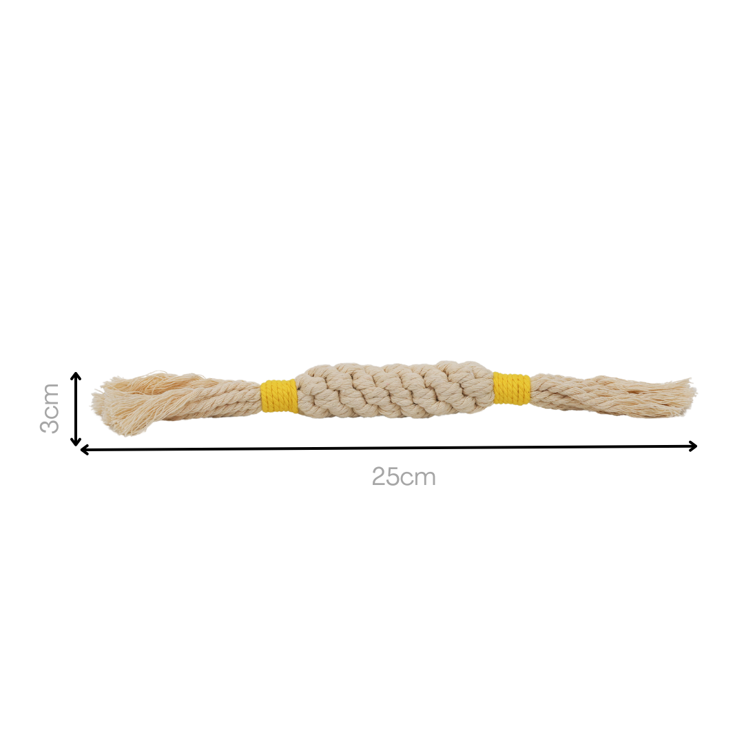 Rainbow Candy Macrame Rope Pet Toy-7