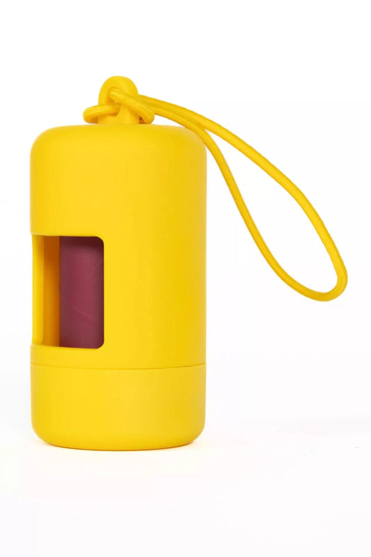 Sun-kissed Yellow Waste Bag Dispenser-0