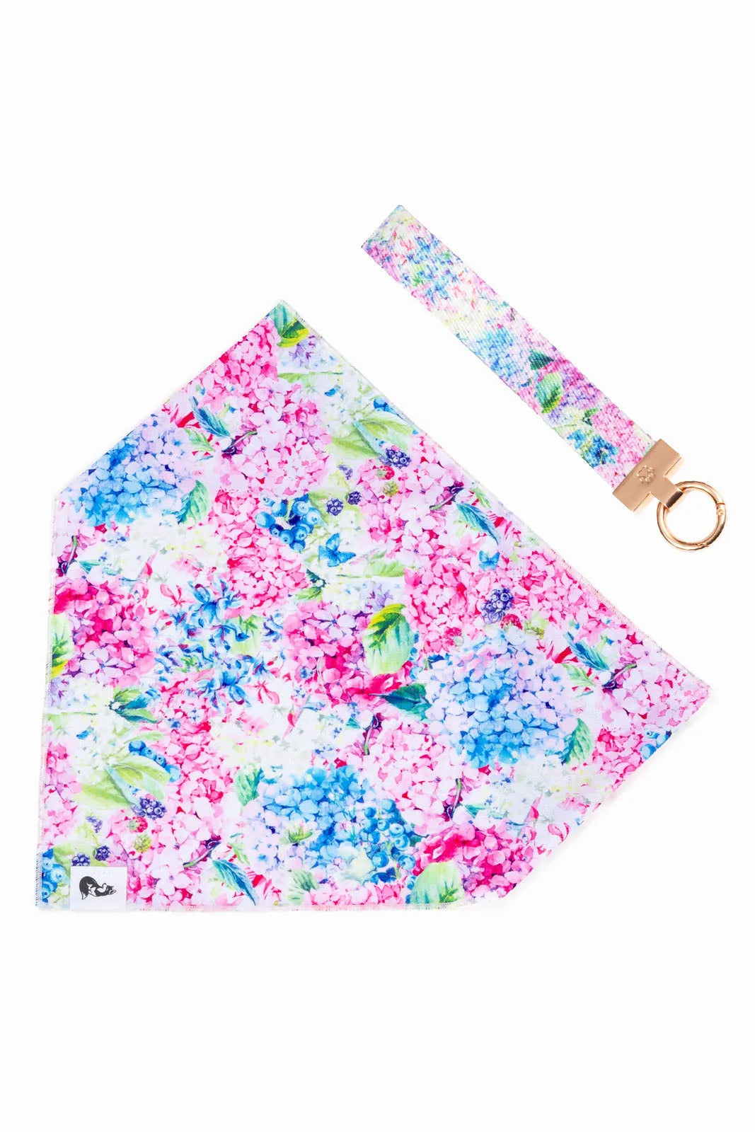 Hydrangea Haven Dog Bandana & Matching Keychain-0