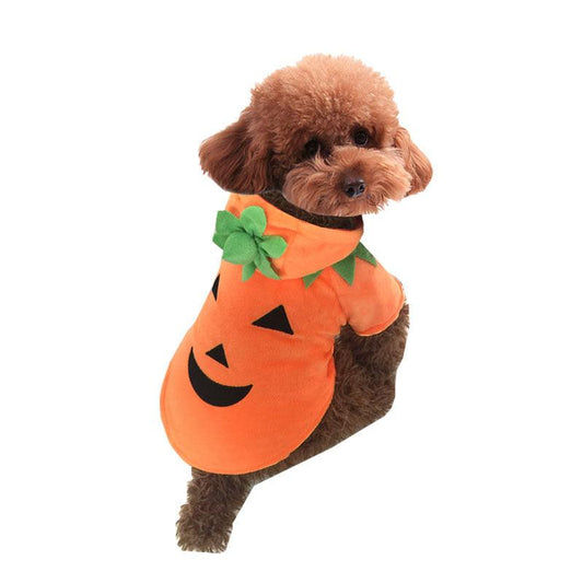 Pumpkin Demon Transformation Pet Costume - Spooky Halloween Attire For Your Furry Friend!-2