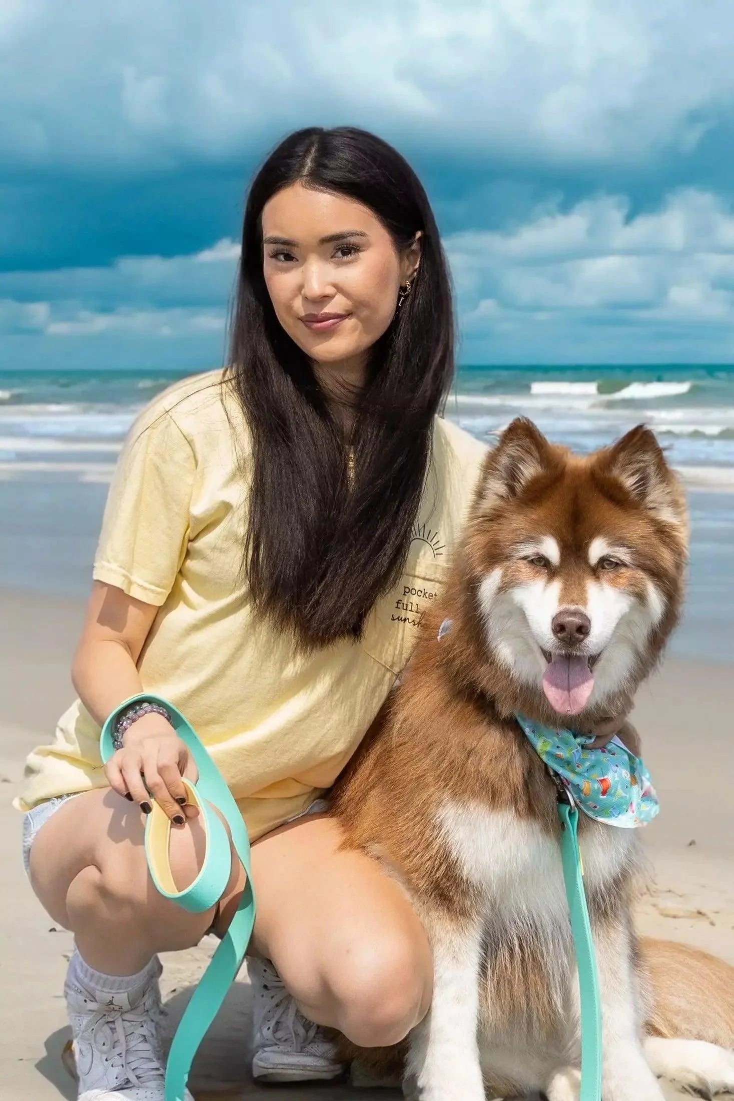 Island Vibes Waterproof Dog Leash-3