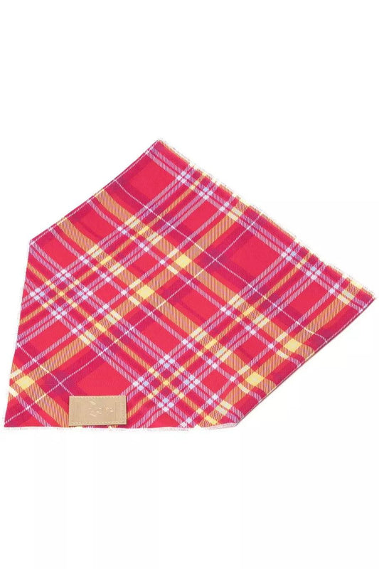 Wine Plaid Dog Bandana-0