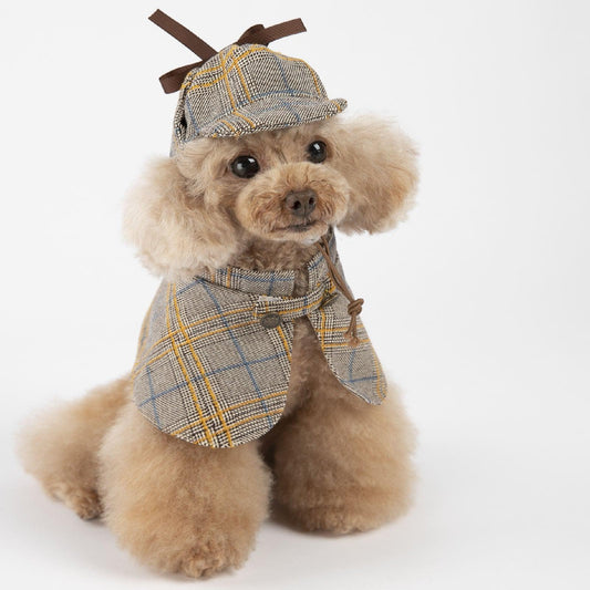 Clever Canine Detective Costume: Stylish And Playful Pet Apparel-3