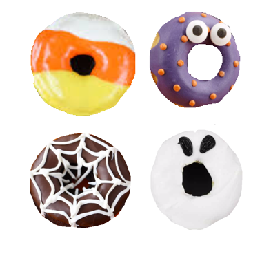 Halloween Donuts (Qty 18)-0